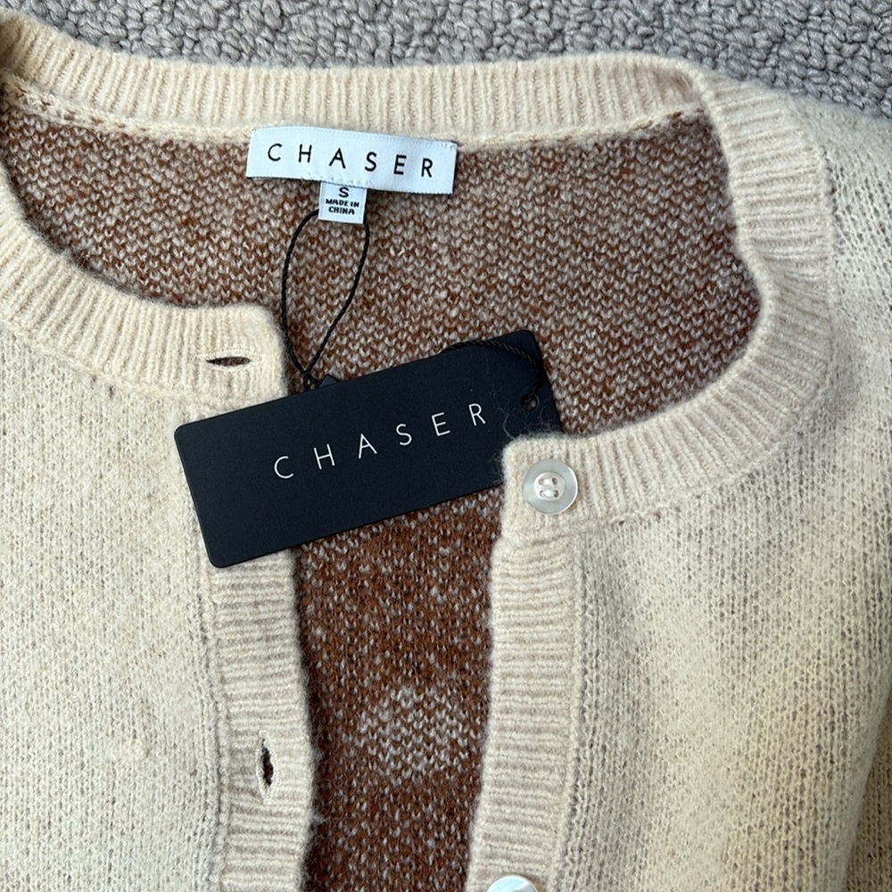 Chaser Yin Yang Heart Cardigan - Picture 5 of 6